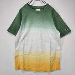 Champion　リバースウィーブ　Tシャツ　M　グラデーション　人気　古着