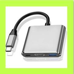 USB Type C HDMI アダプタ 100W PD急速充電