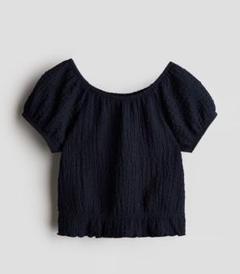 H&M kids 120/130 パフスリーブトップス