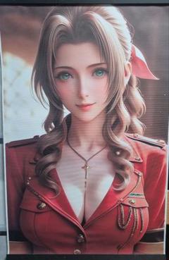 【本日特価】 ファイナルファンタジー7 FF7 エアリス 特大ポスター 80×50cm ポスター