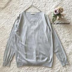 L.T.S. international 長袖トップス M ライトグレー綿100