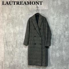 LAUTREAMONT LeTinte グレンチェック チェスターコート 38 LAUTREAMONT LeTinte グレンチェック チェスターコート 38