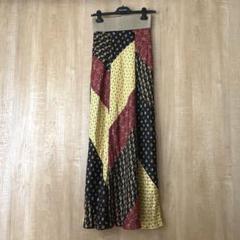 専用　70s パッチワーク　ロングスカート　ヴィンテージ　マキシ丈 045ba437c54b95a5fafb47bfecfb7d
