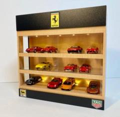 1/64展示21台可・メープル基調・3層式 ディスプレーBOX / ネオジオラマ
