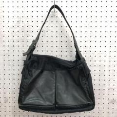 00's インディースリーズ 古着 レザー切替 多機能ポケット付ハンドバッグ