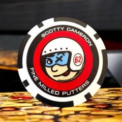 新品未使用 Scotty Cameron ゴルフマーカー オレンジ SCOTTY CAMERON スコッティキャメロン ボールマーカー