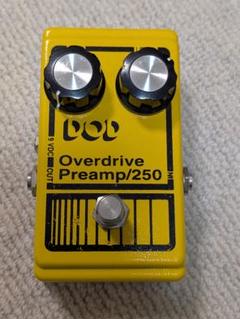 【中古美品】【本体のみ】DOD Overdrive Preamp 250 DOD 250 50th Anniversary Edition Overdrive Preamp Effects
