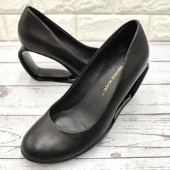 未使用級 UNITED NUDE パンプス Mobius 脚長効果 結婚式 黒