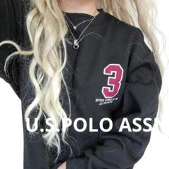 A10775 U.S.POLO ASSN. 3L 裏起毛激かわトレーナー