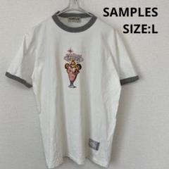 SAMPLES トリムTシャツ SIZE:L 朝岡周