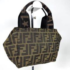 極美品✨ Fendi フェンディ ズッカ ハンドバッグ ポーチ - メルカリ