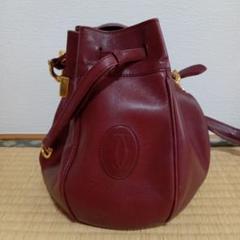 カルティエ巾着ショルダーバック