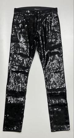 SAINT LAURENT PARIS パンツ（その他） 黒(総柄) 2137124O0034 484303y5rg2-1000_06.jpg