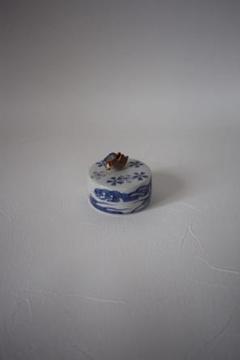 交趾 菊蟹 香合 昭阿弥 茶道具 懐石道具 美品 です。 交趾 菊蟹 香合 昭阿弥 茶道具 懐石道具 美品 です。