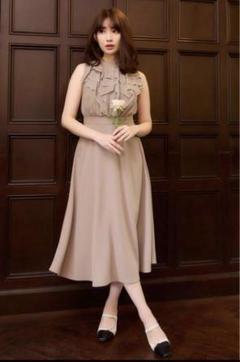 新品　Le Camelia Pleated Dress 小嶋陽菜　ワンピース セールファッション - 新品 Le Camelia Pleated Dress 小嶋陽菜