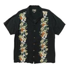 古着 スティーブ&バリーズ レーヨン 開襟 アロハシャツ ハワイアンシャツ