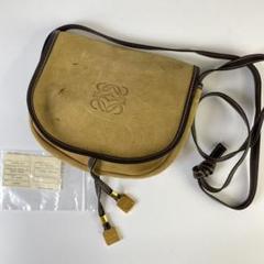 LOEWE ロエベ スエード ショルダーバッグ ビンテージ