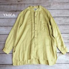 【値下げ交渉歓迎】 YAECA WRITE ヤエカ スタンドカラーリネンシャツ