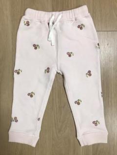bonpoint ボンポワン チェリー刺繍 ピンクパンツ 2A（90cm相当）