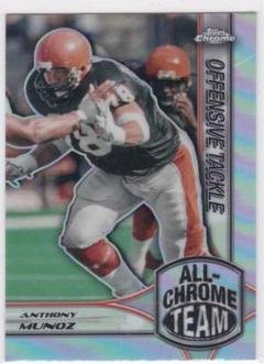 ANTHONY MUNOZ 24 TOPPS CHROME REFRACTOR