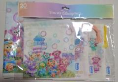 ダッフィーアンドフレンズ カラフルハピネス 巾着セット＋ショップ袋1枚