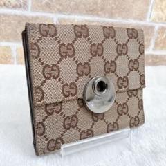 良品 GUCCI グッチ 三つ折り財布 財布 エクリプス GGスプリーム