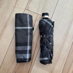 ◎新品タグ付◎ BURBERRY バーバリー 折り畳み傘 ネイビー チェック柄 Burberry 折りたたみ傘
