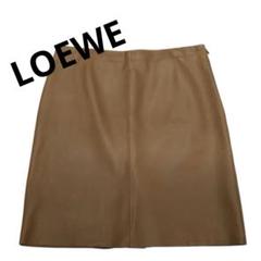 LOEWE ロエベ　レザースカート　Xｌ15号相当 LOEWE ロエベレザースカートXl15号相当
