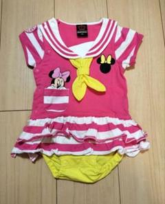 【BABYDOLL】 ミニーマウス　70　ロンパース カバーオール　ボディスーツ