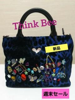 【未使用品】ThinkBee!♡シンクビー♡チューリップ♡トートバッグ Think Bee! - シンクビー thinkbee トートバッグ レディースの