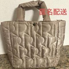 【未使用】リンガーハット キルティングトートバッグ  ブラウンのサムネイル