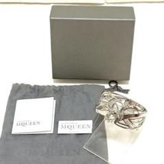 【美品】アレキサンダーマックイーン　DECO スカル　真鍮　ブレスレット Alexander McQueen - 希少 美品 Alexander McQueen スカル