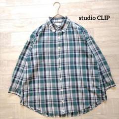 studio CLIP スタディオクリップ マドラスチェックシャツ F