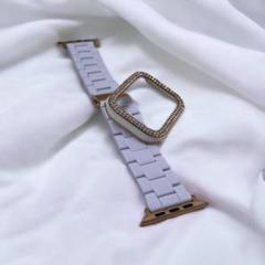 44mm メンズ お洒落 キラキラカバー 時計バンド アップルウォッチカバー