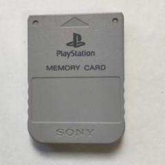 SONY PlayStation メモリーカード グレー