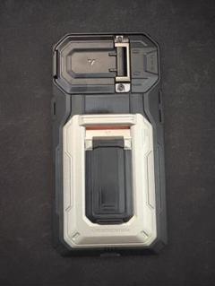 【VRS】耐衝撃性iPhone16plusケース シルバー