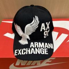 ARMANI EXCHANGE❤最高デザイン銀刺繍 キャップ(限定)新品