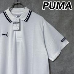 【ヒットユニオン製】 PUMA プーマ 刺繍 ロゴ 半袖 ポロシャツ