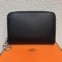 エルメス　ジップアンゴー　シュヴァル　馬　ホース　ネイビー　コインケース エルメス ジップアンゴー シュヴァル 馬 ホース ネイビー コイン