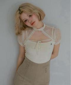 トップス ANDMARY Taylor set tops black Taylor set tops