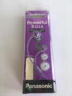 低音重視パナソニックイヤホン RP-HJE180 パープル