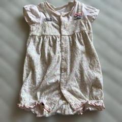 BRANSHES ブランシェス リボン 花柄ロンパース 70 女の子