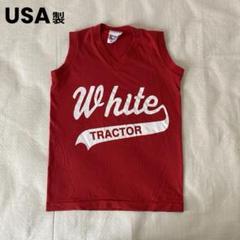 USA製　vintage ビンテージ　EAGLE USA Vネック　タンクトップ