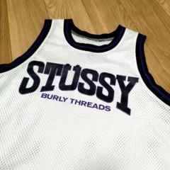stussy　バスケシャツ ゲームシャツ メッシュ Lサイズ stussy バスケシャツ ゲームシャツ メッシュ Lサイズ - メルカリ