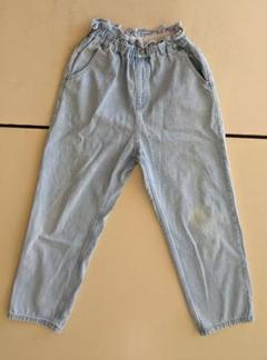 GU ライトブルージーンズ ウエストゴムパンツ 160cm キッズズボンTeenのサムネイル
