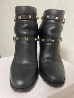 GREYMER スタッズ ショートブーツ ブラウン バレンティノ バレンチノ GREYMER スタッズ ショートブーツ ブラウン バレンティノ バレンチノ