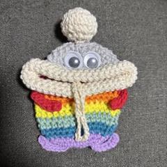 ハンドメイド　パクパクモンスター　キーケース