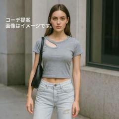 pumpkin port カットソー y2k アシンメトリー カッ A-7.15