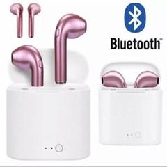 ワイヤレスイヤホン Bluetoothイヤホン i7s ピンク 最新版◎