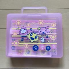 【たまごっち】 終売品 レトロ レターセット ケース入 ピンク 小物入れ